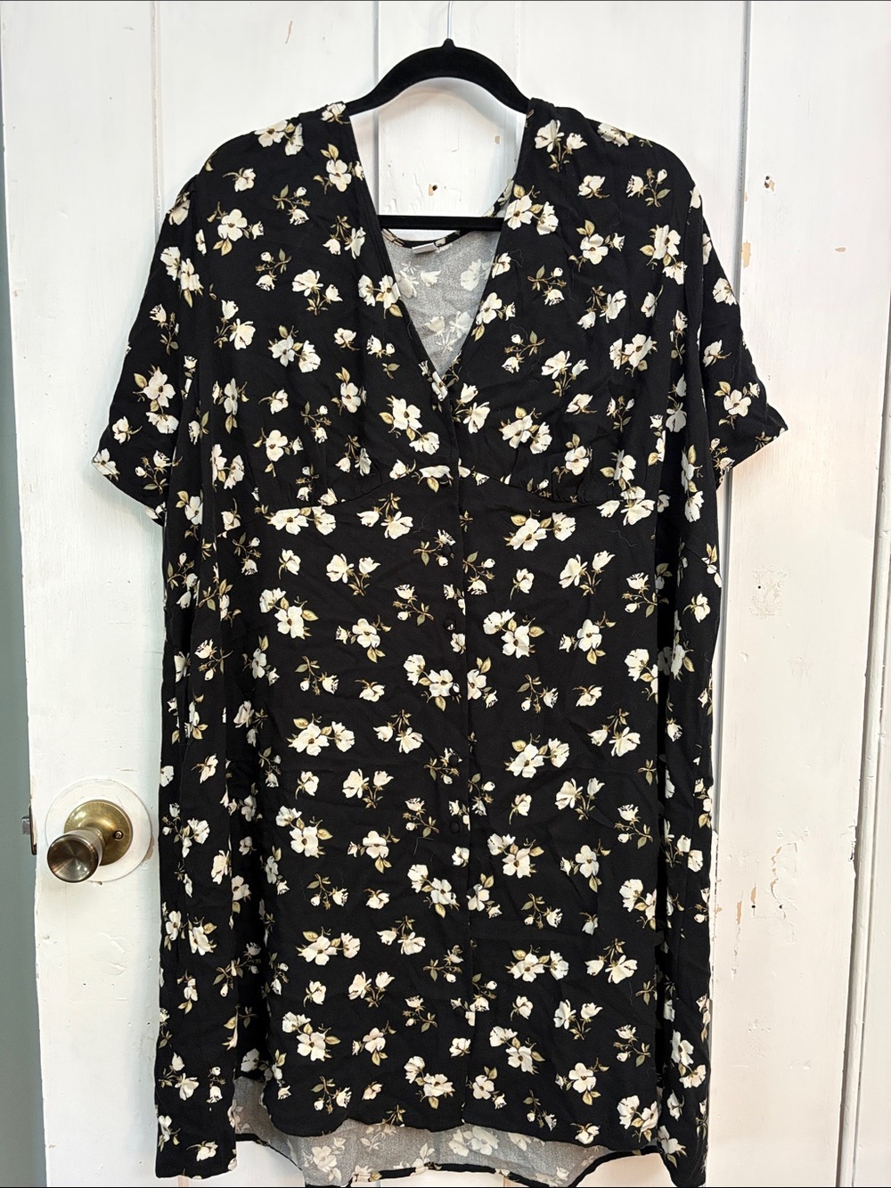 Button front dress